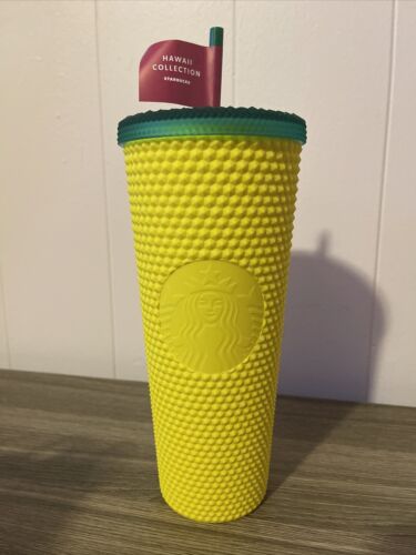 🍍 New Starbucks Hawaii Exclusive 2020 Pineapple Matte Studded Tumbler Cup 24oz