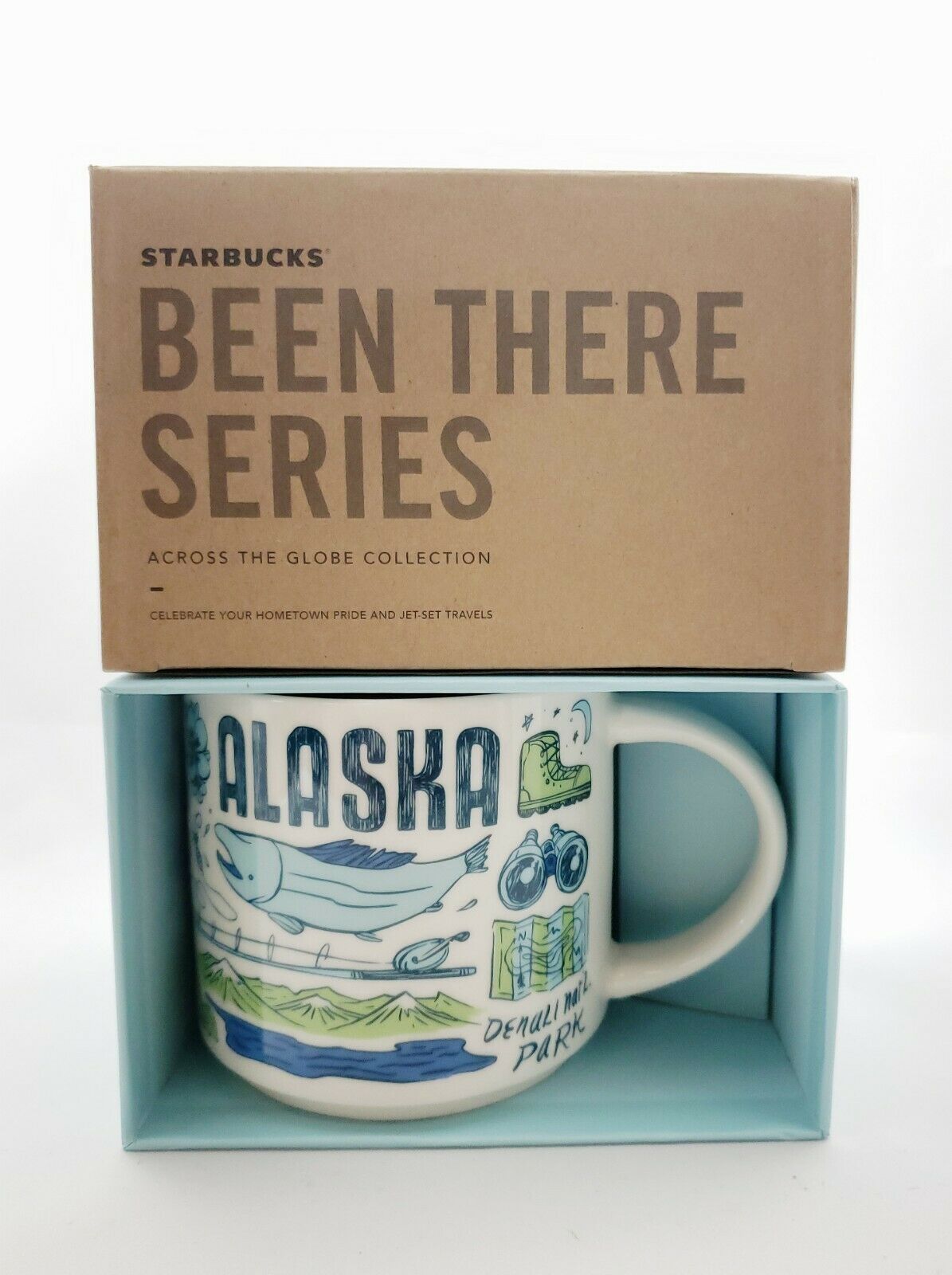 *new* In Box Starbucks Alaska Been There Series Coffee Mug Collection 14oz 2019