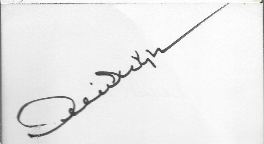 [82821] Derrick Cope Nascar Legend Autographed Signed  Index Card