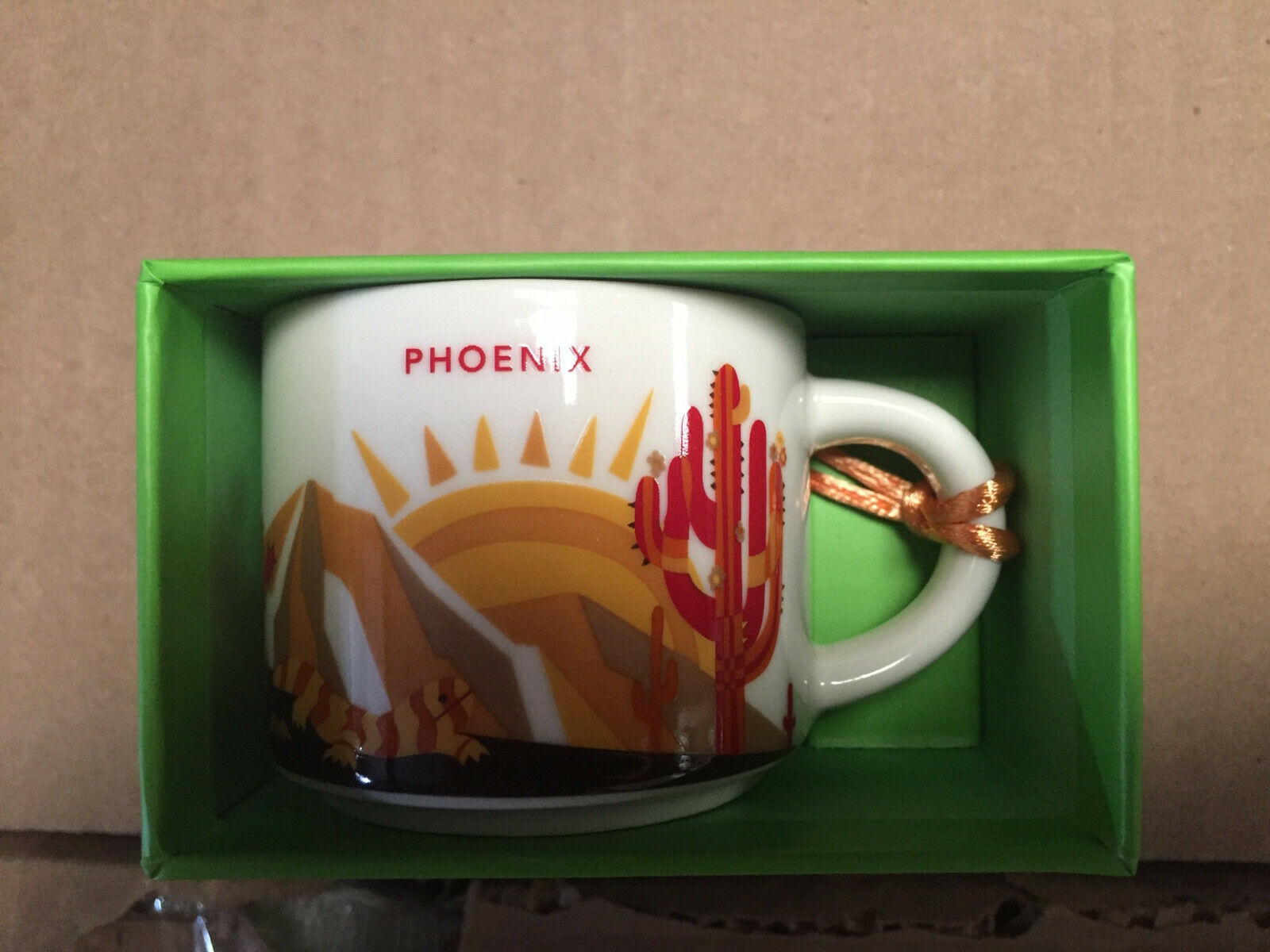 2oz Starbucks Yah Demi Cup Ornament Phoenix You Are Here Collection Mug Coffee